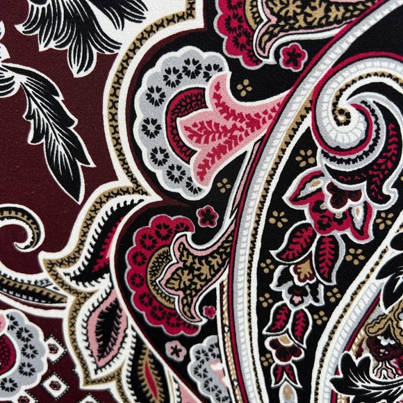 WHITE HOUSE BLACK MARKET Paisley Shift Dress size Small - Picture 8 of 10